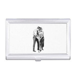 Vintage Golf Lessons Business Card Case