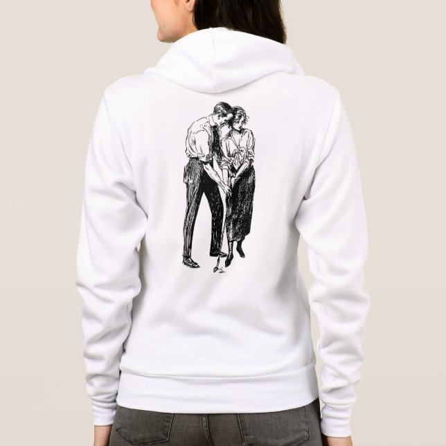 Vintage Golf Lessons Hoodie (Back)