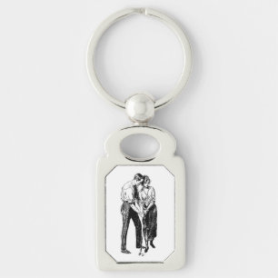 Vintage Golf Lessons Keychain