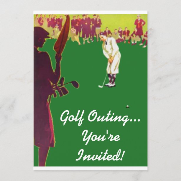 Golf Outing Invitations | Zazzle