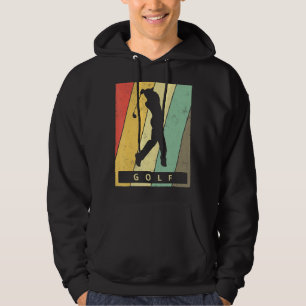 Vintage Golf Sport Retro Poster Hoodie