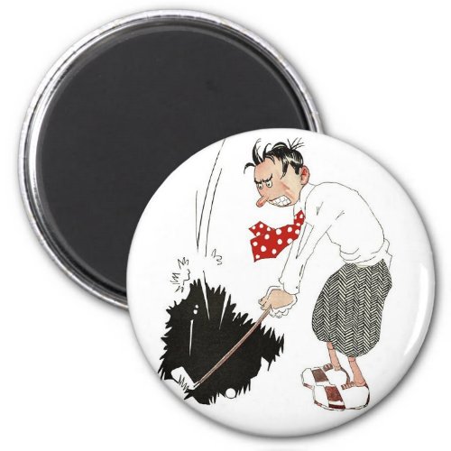 Vintage Golf Sports Humor Funny Silly Golfer Magnet