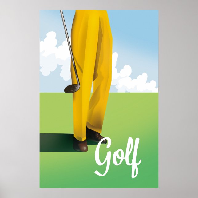 Vintage Golf Travel poster (Front)