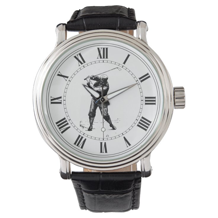 Vintage Golf Wrist Watch Zazzle