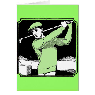 VINTAGE GOLFER CARDS