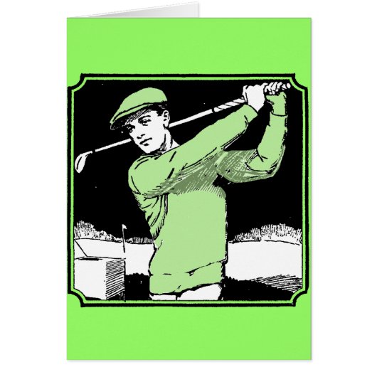 VINTAGE GOLFER CARDS (Front)