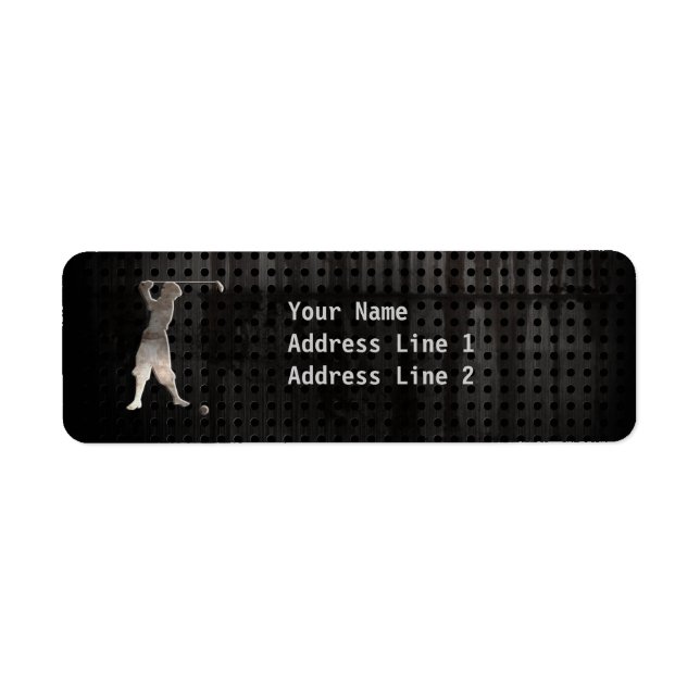 Vintage Golfer; Cool Label (Front)