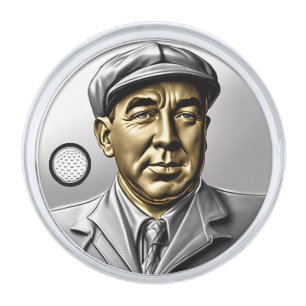 Vintage Golfer Lapel Pin