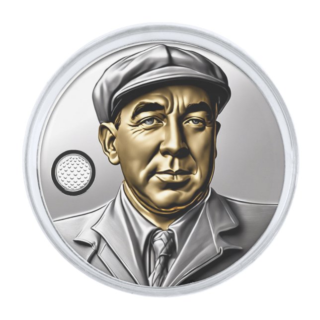 Vintage Golfer Lapel Pin (Front)