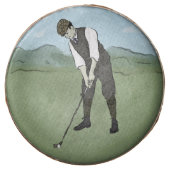 Vintage Golfer V1 Art Chocolate Covered Oreo (Front)