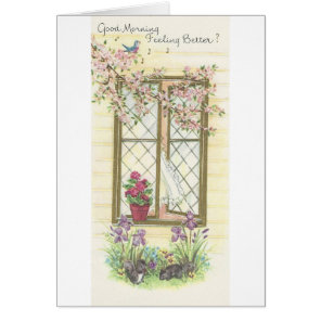Vintage "Good Morning And Get Well" Cards