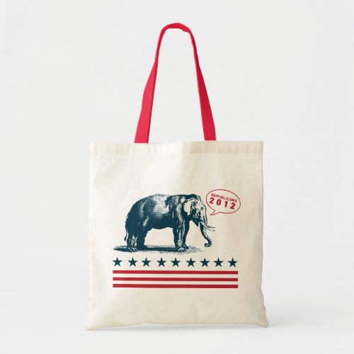 Vintage GOP Patriotic Republican Tote Bag