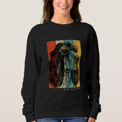 Vintage Gordon Setter Dog Mom Dad Kids Men Women Sweatshirt