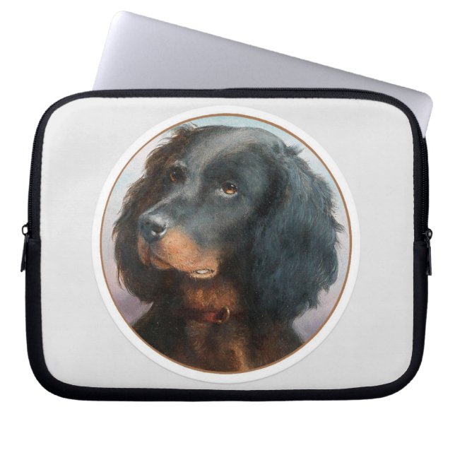 Vintage Gordon Setter Laptop Sleeve (Front)