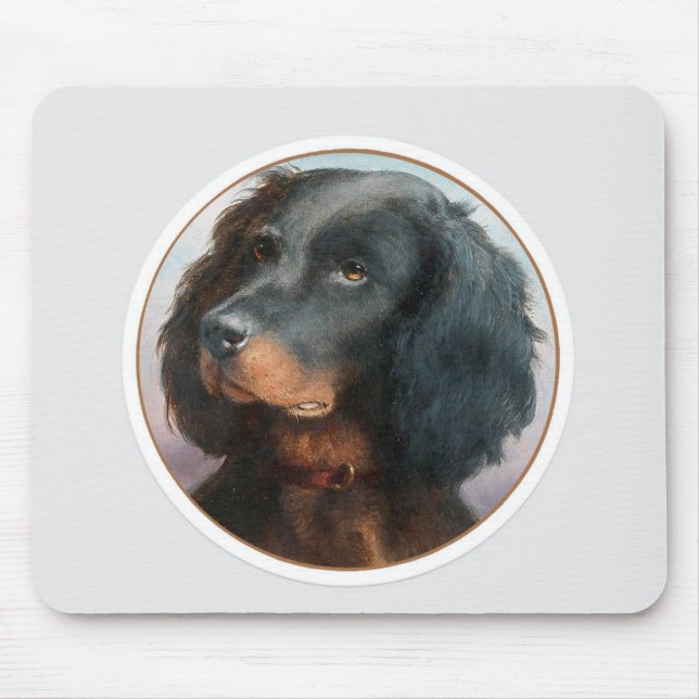 Vintage Gordon Setter Mouse Pad (Front)