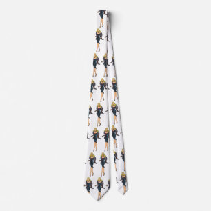 Vintage Gorgeous Glamor Girl Retro Blonde Pinup Tie