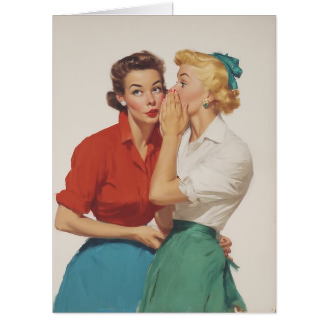 Vintage Gossip Girls Delight Card (Front)