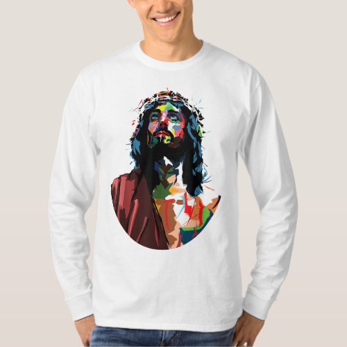 Vintage Got King Jesus Christ Sweet Face Image T_Shirt