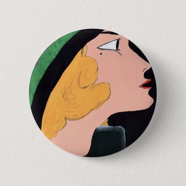 Vintage Got The Look Button (Front)