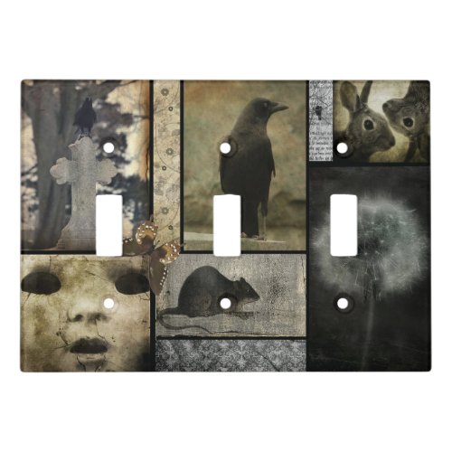 Vintage Goth Art Light Switch Cover