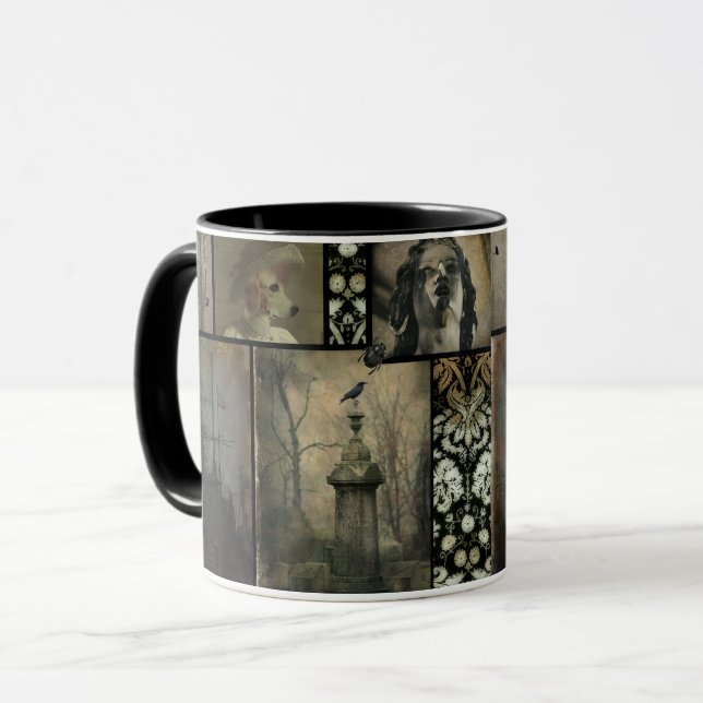 Vintage Goth Mug (Front Left)