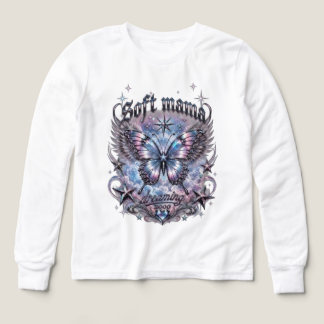 Vintage Gothic Butterfly with Wings Tri-Blend Shirts