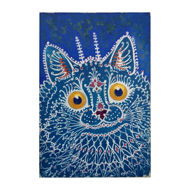 Vintage Gothic Cat (1925/1939) Acrylic Print (Front)