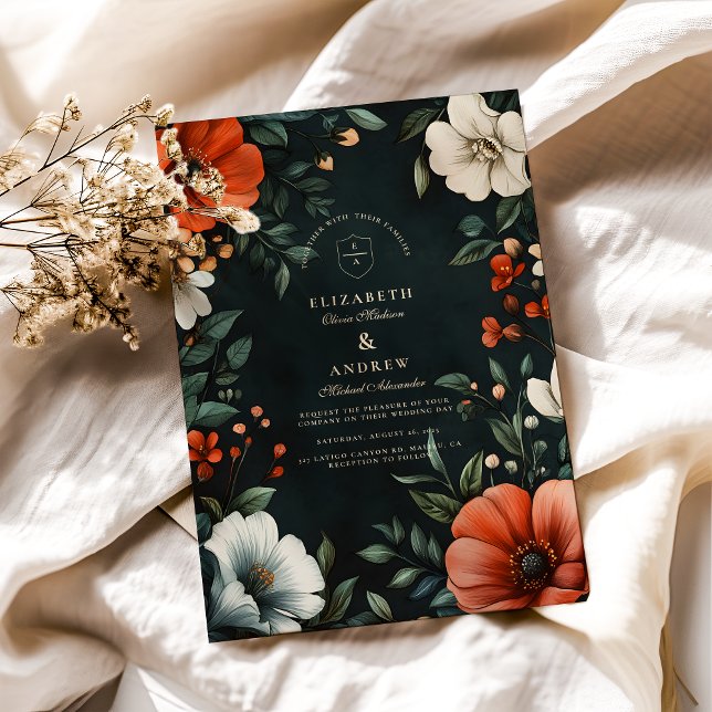 Vintage Gothic Fall  Invitation (Creator Uploaded)