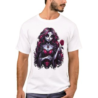Vintage Gothic Glamour Spooky T-Shirt