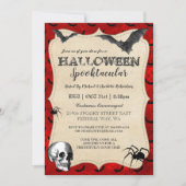 Vintage Gothic Halloween Party Invitation | Zazzle