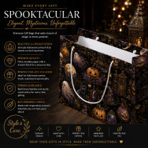 Vintage Gothic Halloween Spooky Night Pattern