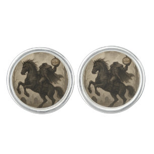 Vintage/Gothic Headless Horseman Halloween/Autumn Cufflinks