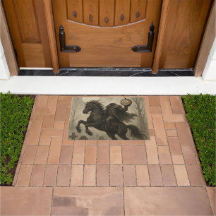 Vintage/Gothic Headless Horseman Halloween/Autumn  Doormat