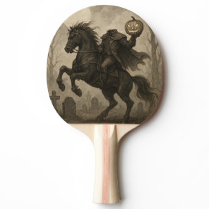 Vintage/Gothic Headless Horseman Halloween/Autumn  Ping Pong Paddle