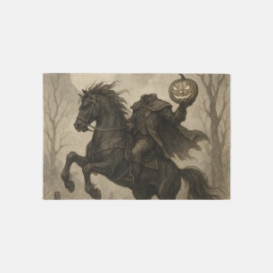 Vintage/Gothic Headless Horseman Halloween/Autumn Rug