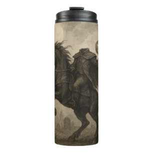 Vintage/Gothic Headless Horseman Halloween/Autumn Thermal Tumbler