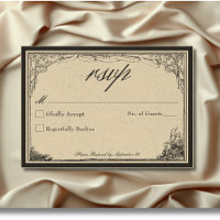 Vintage Gothic Medieval Line Border Wedding