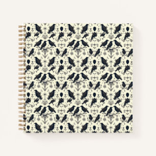 Vintage Gothic Ravens Notebook