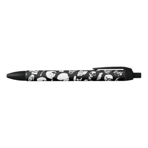 Vintage Gothic Skulls Pen