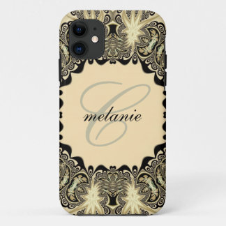 Vintage Gothic Tribal Lace Monogram iPhone 5 11 Case