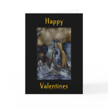 Vintage Gothic Valentines Day Card