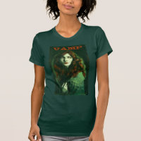 Vintage Gothic Vampire Lady T-shirt