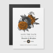 Vintage Gothic Wedding Save The Date Magnetic Invitation at Zazzle