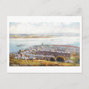 Vintage Gourock from Tower Hill, Scotland Postcard