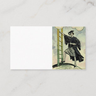 Vintage Graduation, Climbing the Corporate Ladder Calling Card