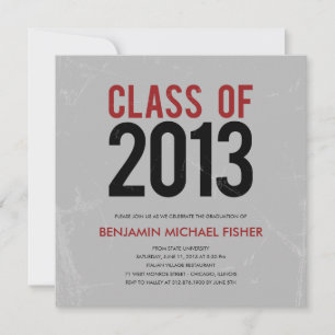 Vintage Graduation Party Invitation or Announcemen