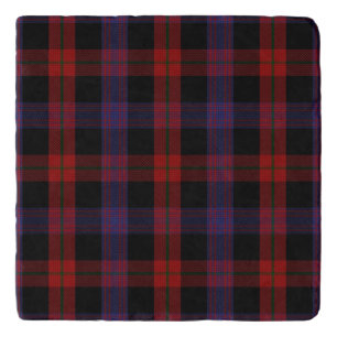Vintage Grady Clan Highland Tartan Plaid Trivet