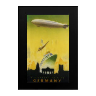 Vintage Graf Zeppelin travel poster Acrylic Print