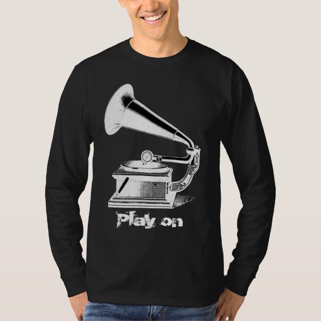 Vintage Gramophone T-Shirt (Front)
