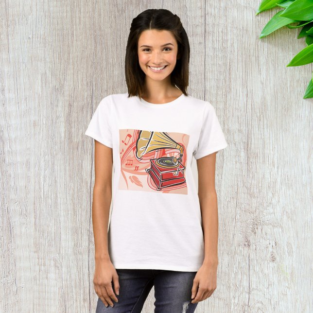 Vintage Gramophone T-Shirt (Creator Uploaded)